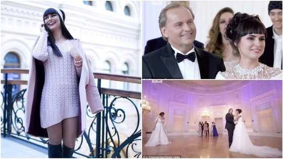 Penniless 29-year-old marries 55-year-old Russian millionaire after winning wife competition (photos)