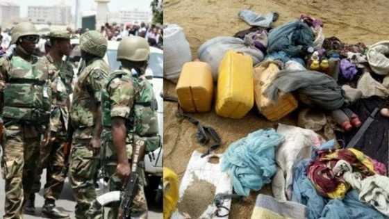JUST IN: Many Boko Haram members killed as they unexpectedly ran into Nigerian troops in Borno (photos)