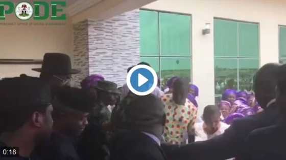 See how Osinbajo was received in Goodluck Jonathan’s home state (video)