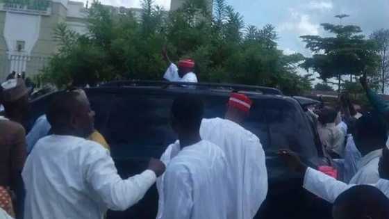 Duniya mai yayi: An yi ma Kwankwaso ihun ‘Sai Buhari’ a jihar Kaduna (Bidiyo)