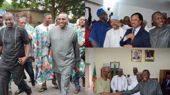 Anambra polls: Senator Andy Uba leads 40 senators to pick up APC ticket (photos)