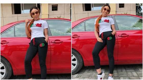Big girl! Nina shows off her new car as she shares swagalicious photos on social media