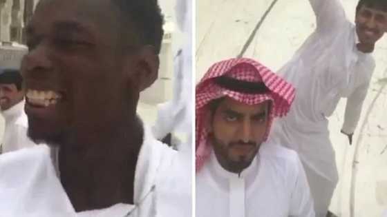 Ramadan! While observing his fast, Paul Pogba teaches locals how to dab at Mecca (video)