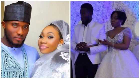 Nollywood actor finally dumps babymamas, stages lavish wedding with new lover (photos)