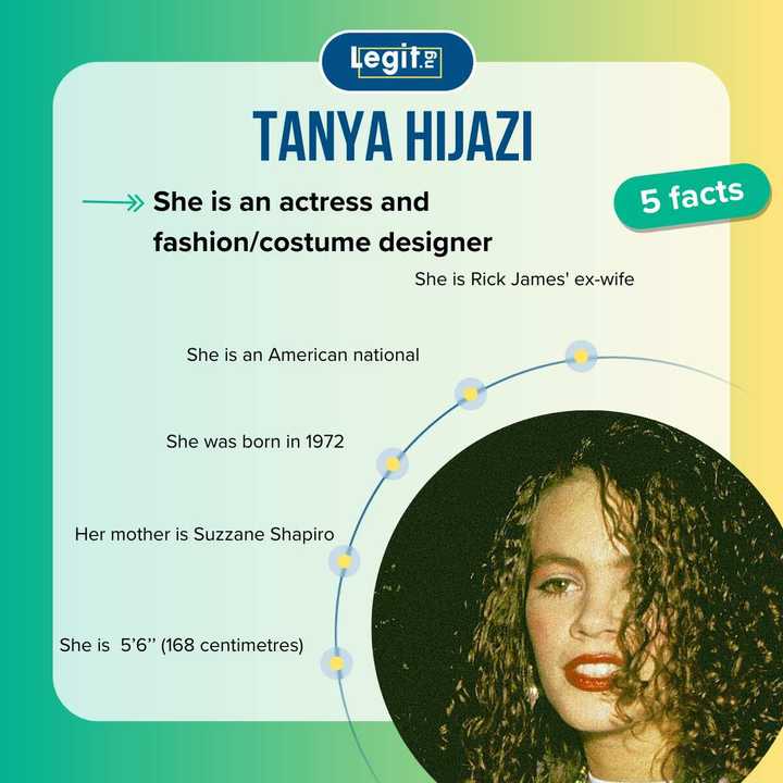 Tanya Hijazi's biography? Where is Rick James' ex-wife now? - Legit.ng