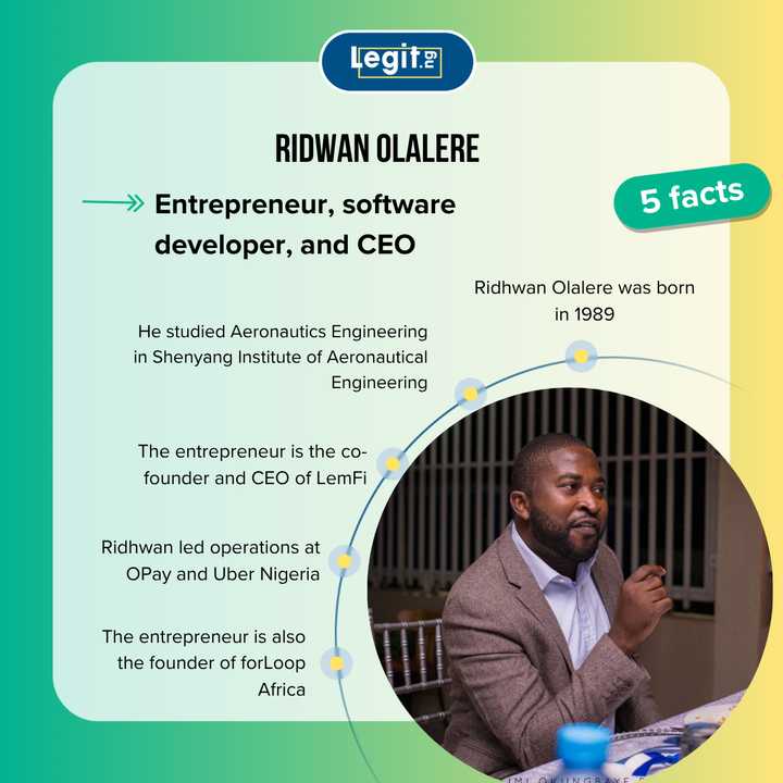 Ridwan Olalere: A look at his journey from aeronautical engineering to ...