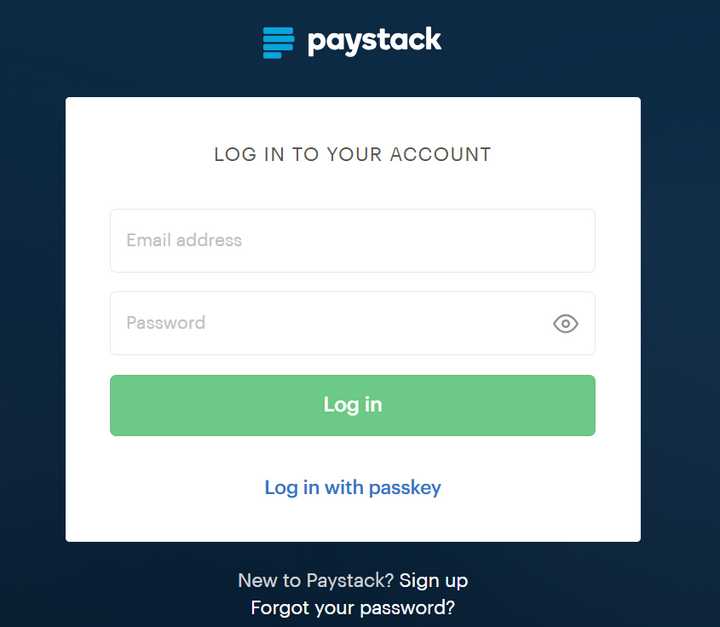 Paystack Sign Beginner's guide to Paystack payment: how to use and integrate it into ...