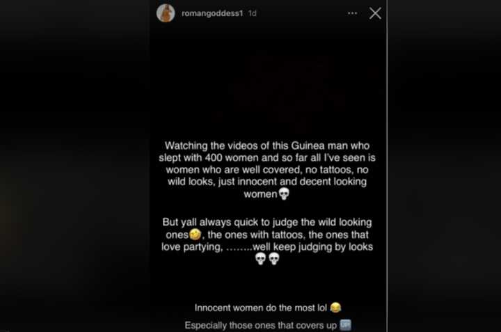 Roman Goddess Shares Observation About Women in Baltasar Engonga’s ...