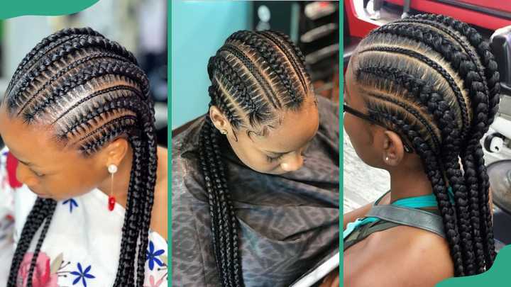 40 trendy cornrows braids to rock as a protective style - Legit.ng