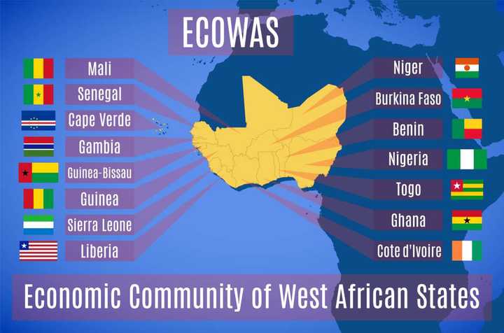 Full list of ECOWAS countries and their capitals as of 2024 - Legit.ng