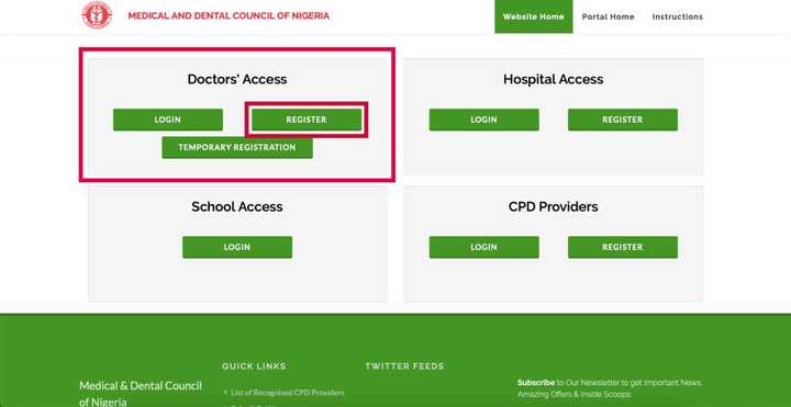 MDCN portal: registration, license exam, payment, license renewal ...