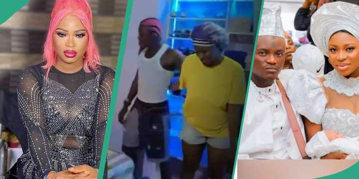 Portable 1st Wife Bewaji Cries a Storm Following the Romantic Reception ...