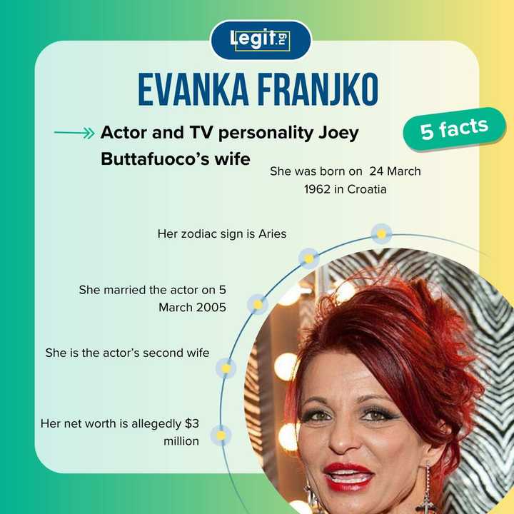 Who is Evanka Franjko? Meet Joey Buttafuoco's wife - Legit.ng