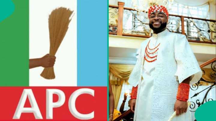 Drama as Davido makes sceptical comment on top APC governor's announcement