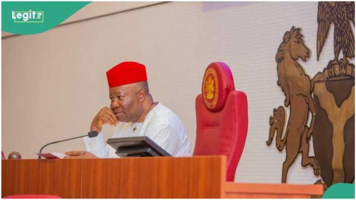 Is it true Akpabio announced his resignation from APC in viral video? Fact emerges