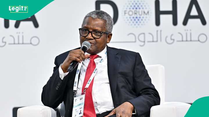 "Bana son a kara kirana wanda ya fi kowa kudi a Afrika"; Dangote ya fadi sunan da yake so